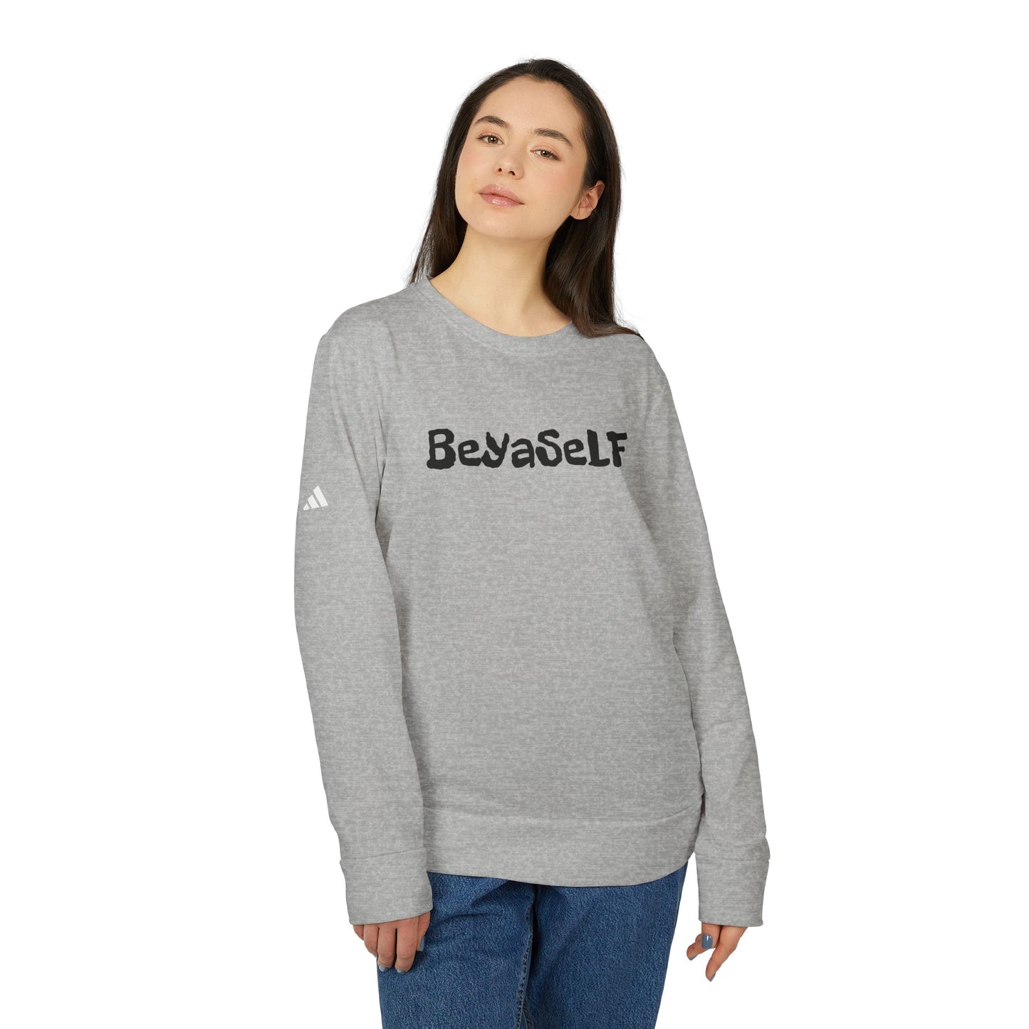 adidas® Unisex Fleece Crewneck Sweatshirt