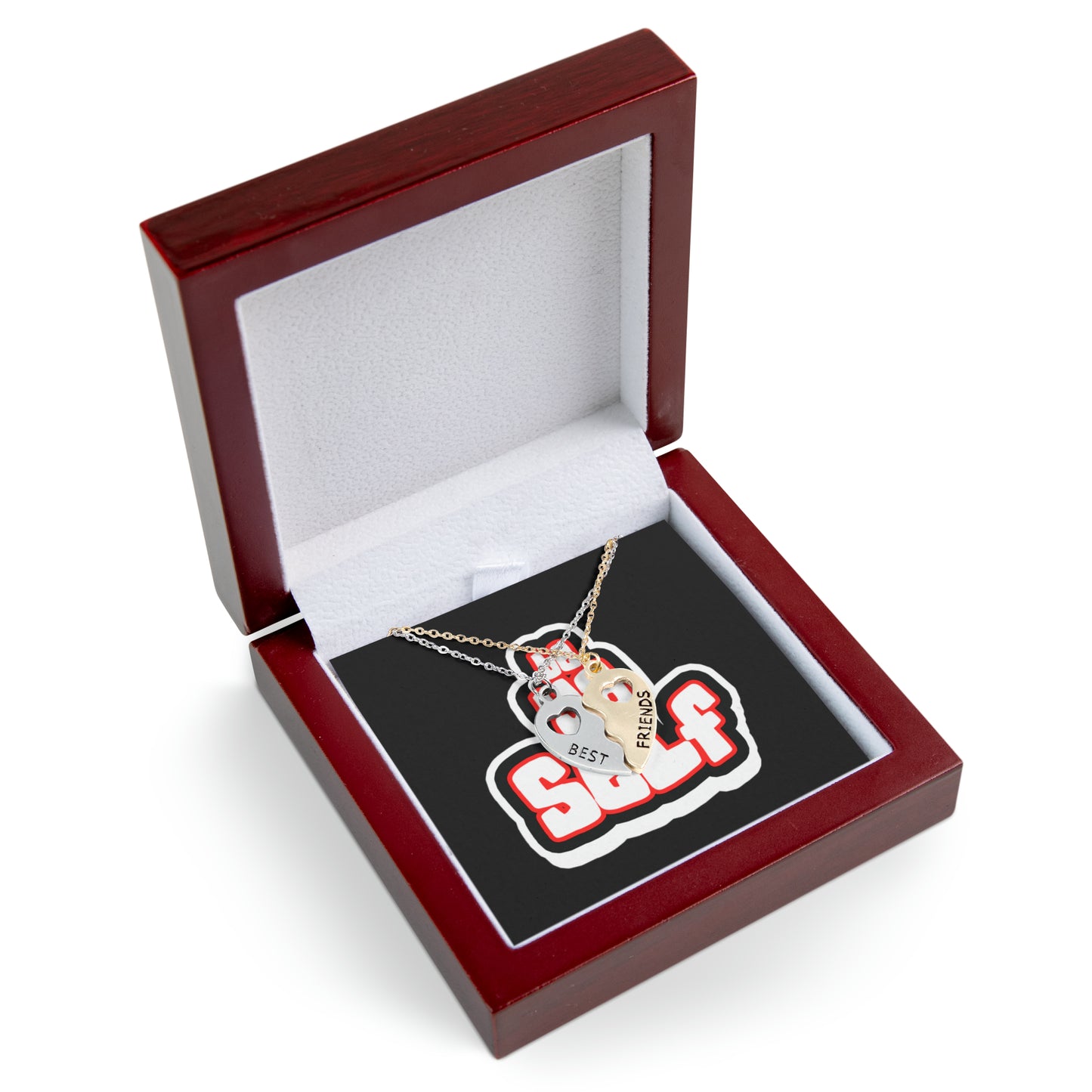 BFF Half Heart Necklace Set