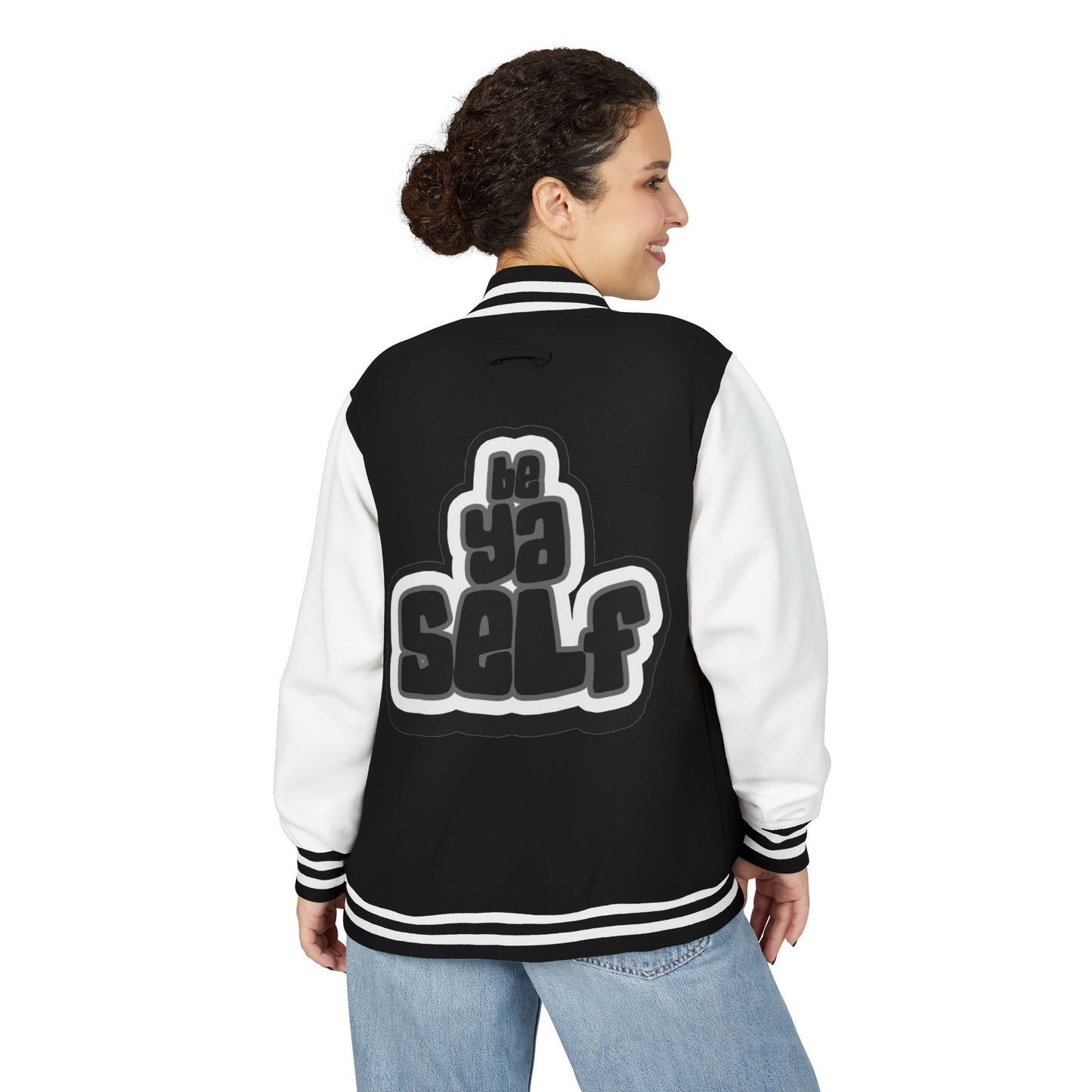 Unisex Heavyweight Letterman Jacket - Be Ya Self