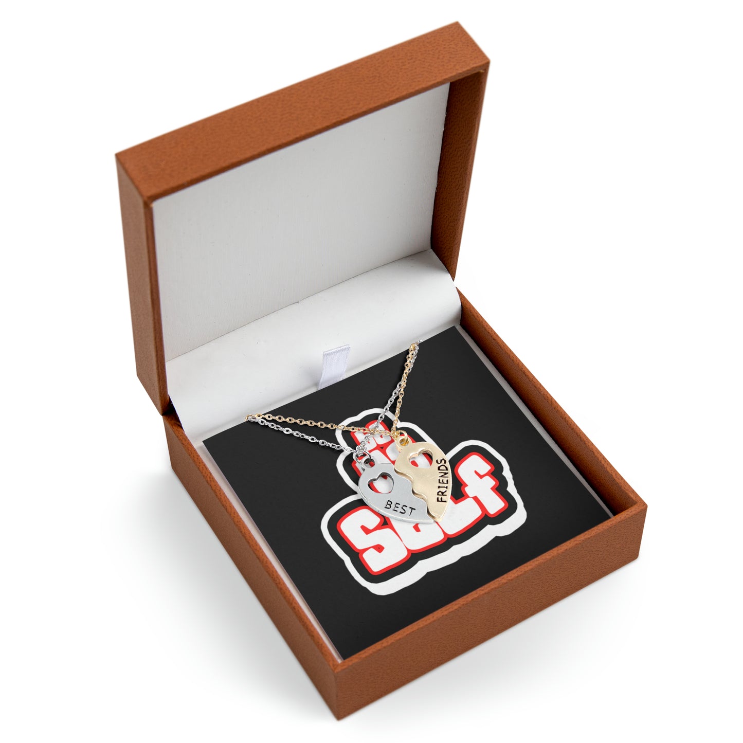 BFF Half Heart Necklace Set