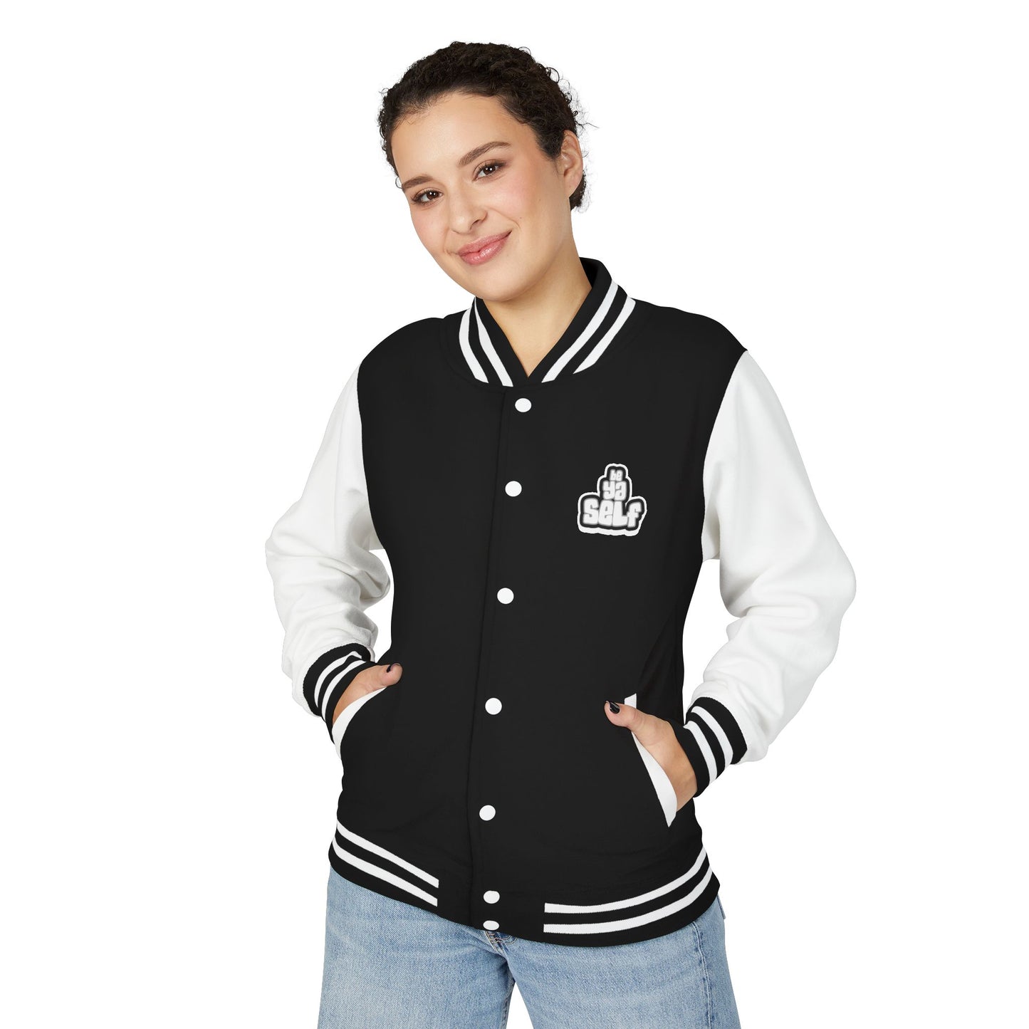 Unisex Heavyweight Letterman Jacket - Be Ya Self